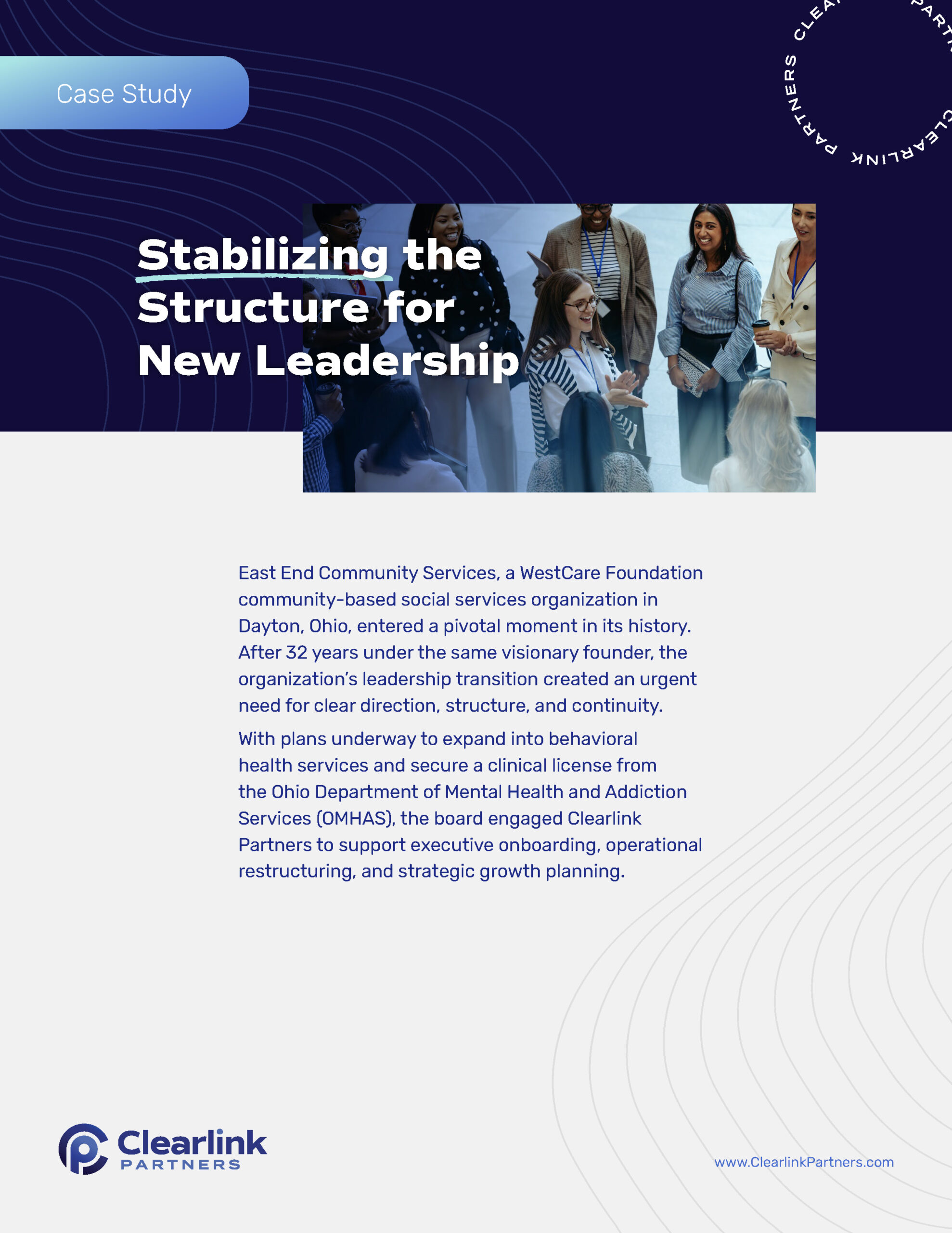 Stabilizing the Structure for New Leadership