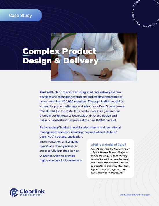 Complex Product Design & Delivery