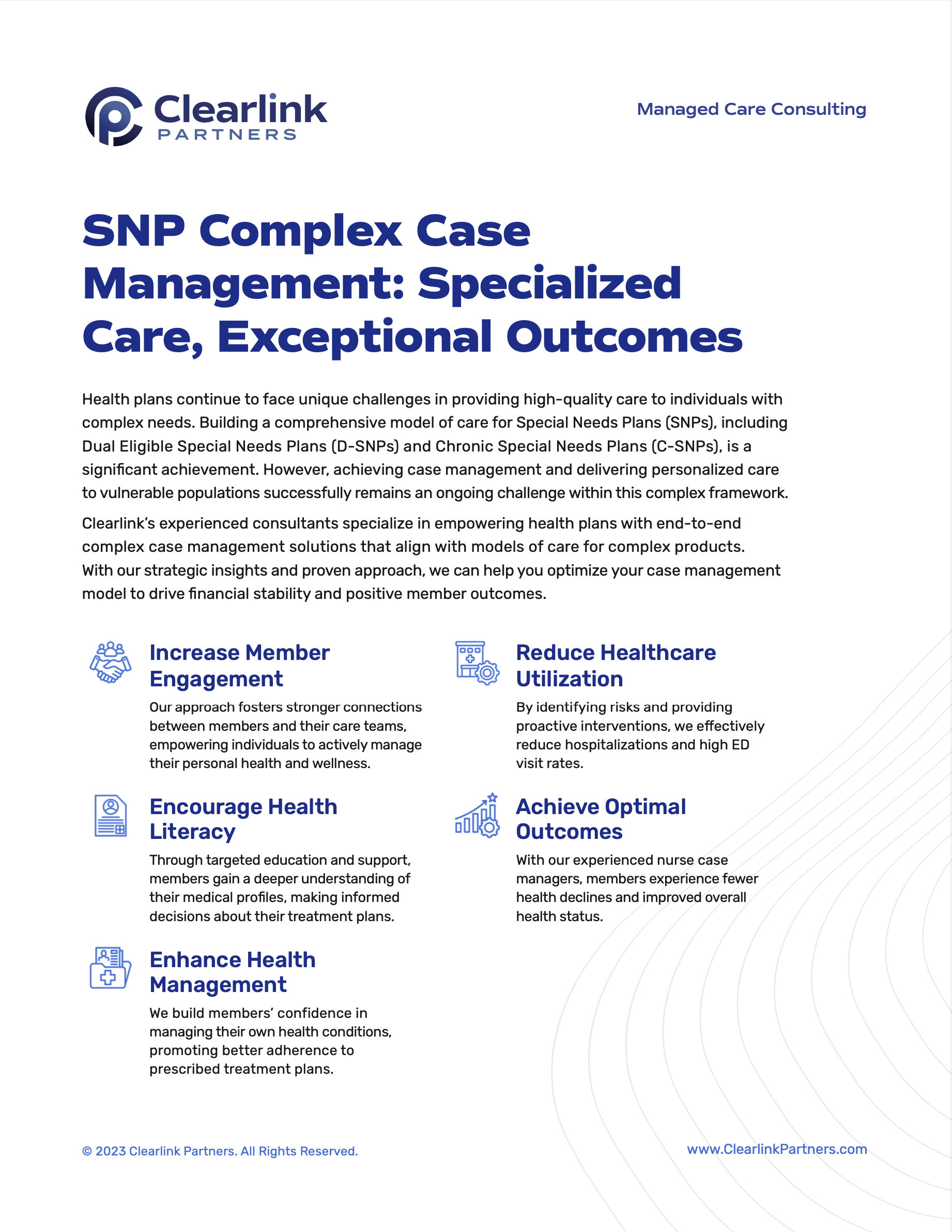 SNP Complex Case Management